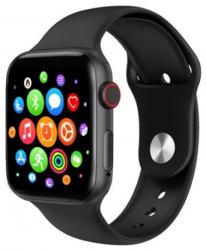 Smartwatch KlaussTech IP67 Bluetooth Monitorizare cardiaca Ecran 1.54 Tactil 2 5D Incarcare USB Negru 