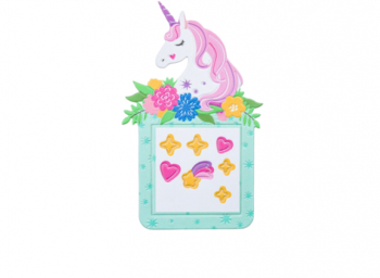 Sticker din spuma pentru decorarea intrerupatorului sau a altor suprafete personaj Unicorn 21x 13.5x 0.2 cm JMB-BBL4265 