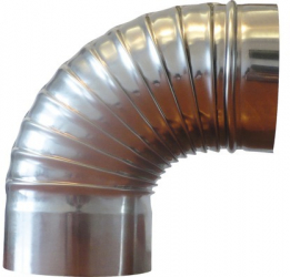 Cot din otel inoxidabil 90 and deg and Oslash 150 mm 