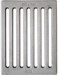 Grilaj din fonta 20x15 cm pentru soba 