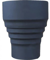 Reductie evacuare fum tabla decapata and Oslash 130-80 mm