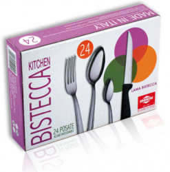 Set tacamuri 24 piese cu cutite steak INOXRIV KITCHEN 
