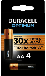 Baterii Duracell R6 AA Optimum 4 buc 