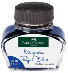 Calimara cu Cerneala Faber-Castell Albastra 30 ml Cerneala Stilou-LCMFC149839 