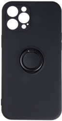 Husa de protectie bumper cu inel magnetic tip stand pentru Xiaomi Redmi 9A/ 9AT/ 9i Negru TLF-BBL4323 