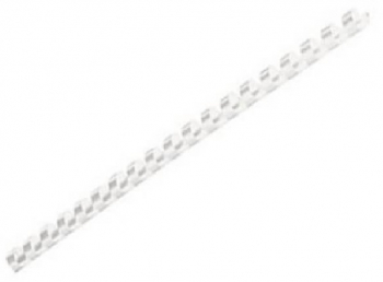 Inele din Plastic pentru Indosariere EVOffice Dimensiune 8 mm Capacitate 45 Coli 100 Buc/Bax Culoare Alb - EVIAP8 