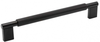 Maner pentru mobila Arpa finisaj negru periat L 342 mm 