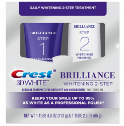 Sistem Albire Zilnică Crest 3D White Brilliance 2x Etape de Albire 178gr