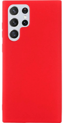 Husa de protectie flexibila pentru Samsung Galaxy S22 Ultra bumper Rosu ATX-BBL4470 