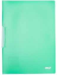 Mapa A4 cu Clips Daco 226x310x5 mm Plastic Verde - ADACMP540V 