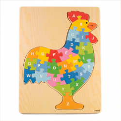 Puzzle educativ din lemn - Cocos 7Toys 