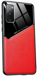 Husa de protectie spate pentru Samsung Galaxy S22 Plus 5G piele ecologica si TPU Rosu ATX-BBL4503 