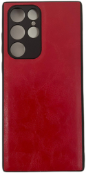 Husa de protectie spate pentru Samsung Galaxy S22 Ultra piele ecologica Rosu ATX-BBL4490 