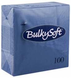 Servetele de Masa Bulkysoft 33x33 cm Dimensiune 2 Straturi 100 Buc/Pachet Culoare Albastru - ATB32180 
