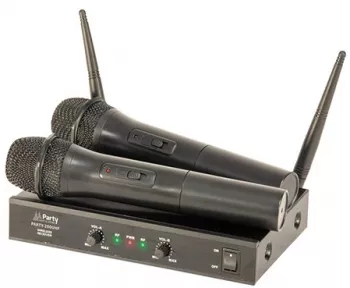 Set 2 Microfoane Wireless UHF 863.2 & 864.2 MHz microfoane