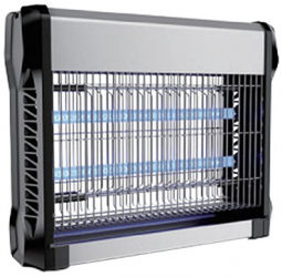 Aparat Anti-insecte Lumina UV KlaussTech 2x8w Gri 