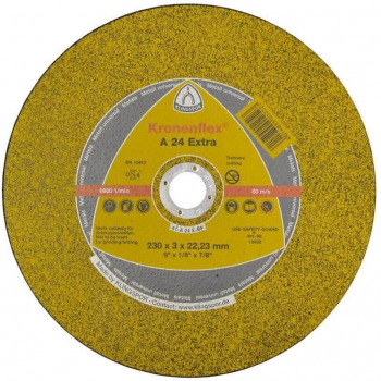 Disc Debitare Klingspor A24 Extra Metal 230x3x22 mm - TEM530320 