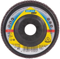 Disc Lamelar KLINGSPOR SMT 325 Extra GEW P40 115x22 mm pentru Otel-TEM531688 