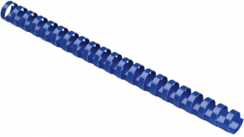 Inele din Plastic pentru Indosariere EVOffice Dimensiune 16 mm Capacitate 145 Coli 100 Buc/Bax Culoare Albastru - EVRI16 