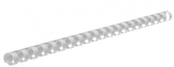 Inele din Plastic pentru Indosariere EVOffice Dimensiune 20 mm Capacitate 180 Coli 100 Buc/Bax Culoare Alb - EVIA20 