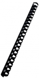 Inele din Plastic pentru Indosariere EVOffice Dimensiune 25 mm Capacitate 240 Coli 50 Buc/Bax Culoare Negru - EVIN25 