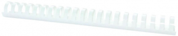 Inele din Plastic pentru Indosariere EVOffice Dimensiune 28 mm Capacitate 270 Coli 50 Buc/Bax Culoare Alb - EVIA28 