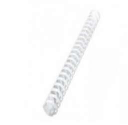 Inele din Plastic pentru Indosariere EVOffice Dimensiune 38 mm Capacitate 350 Coli 50 Buc/Bax Culoare Alb - EVIA38 