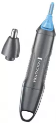 Set Aparat De Tuns Nas Si Urechi Remington Nano Series Penset/forfecuta/pila Pentru Unghii Si Cuticule 2 Piepteni Verticali Incluse argintiu 