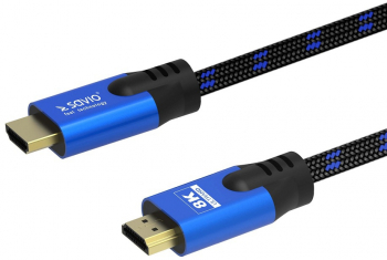 Cablu HDMI Profesional Savio CL-143 8K Ultra High-Speed 48Gbps 8K60Hz 4K120Hz Full HD 240Hz Dynamic HDR Dolby True HD eARC