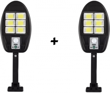 LAMPA SOLARA CU SENZOR DE MISCARE 1 + 1 CADOU 