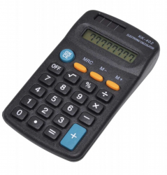 Calculator electronic de buzunar afisat digital Negru AXT-BBL4622 