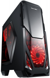 Sistem PC Gaming Intel Comet Lake i9-10900K pana la 5.3GHz 16GB DDR4 HDD 1TB + SSD 240GB nVidia GTX1660 6GB GDDR5 Carcasa Design Gaming 