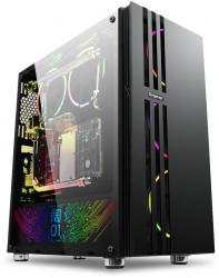 Sistem PC Gaming Intel Comet Lake i9-10900K pana la 5.3GHz 16GB DDR4 HDD 2TB + SSD 240GB nVidia GTX1660 6GB GDDR5 Carcasa Segotep Fenix 