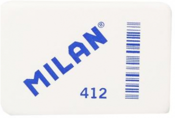 Radiera din Cauciuc Sintetic Milan 412 Alb - ADAC412 