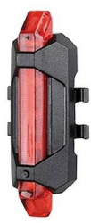 Set 2 Lanterne Led pentru bicicleta 1x fata si 1x spate 3 moduri iluminare incarcare Micro USB Negru cu rosu TLF-BBL4740 