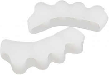 Set 2x Corector Ortopedic MRG M809 pt Degete Picioare Silicon Alb 