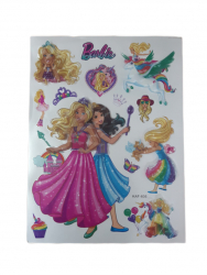 Set de stickere decorative 8D cu Barbie 40x30 cm Multicolor NRS-BBL4737 