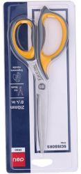 Foarfeca de Birou cu Grip Deli 21 cm Galben Material Otel Inoxidabil-LCMDLE77760GA 