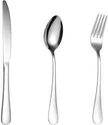 Set 12 tacamuri din inox TRENDY S crom 