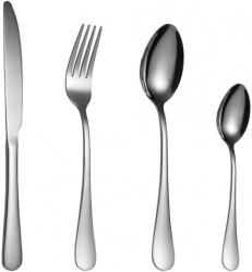 Set 16 tacamuri din inox TRENDY and rsquo S crom 