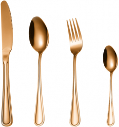 Set 24 tacamuri stainless stell pentru 6 persoane TRENDY and rsquo S rose 
