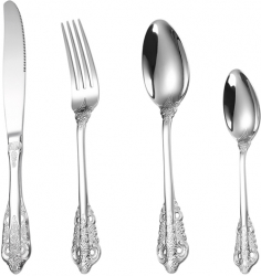 Set 4 tacamuri retro TRENDY S crom 