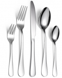 Set 5 tacamuri din inox TRENDY and rsquo S crom 