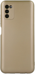 Husa de protectie bumper pentru Samsung Galaxy S22 Plus silicon Gold metalic TLF-BBL4842 