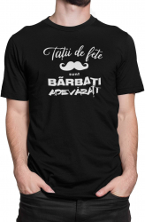 Tricou personalizat Tatii de fete Negru L 