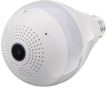 Camera supraveghere 360 grade wi-fi audio si difuzor 2MP model bec montaj in dulie standard E27 aplicatie telefon 