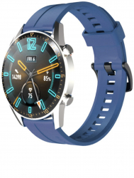 Curea din silicon pentru Huawei Watch GT / GT2 / GT2 PRO 46 mm Albastru HUR-BBL4876 