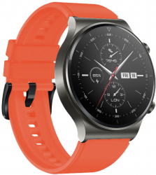Curea din silicon pentru Huawei Watch GT / GT2 / GT2 PRO 46 mm Rosu HUR-BBL4873 