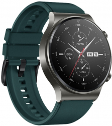 Curea din silicon pentru Huawei Watch GT / GT2 / GT2 PRO 46 mm Verde HUR-BBL4871