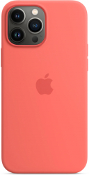 Husa spate Apple MMJE2FE/A Silicone Case cu MagSafe pentru iPhone 13 Pink Pomelo Blister 